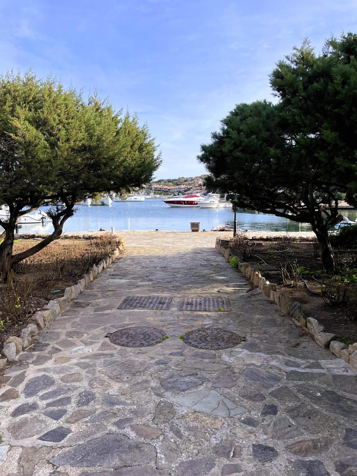 Splendida Vista Mare Zona Centrale Porto Rotondo Posto Auto Privato Exteriör bild