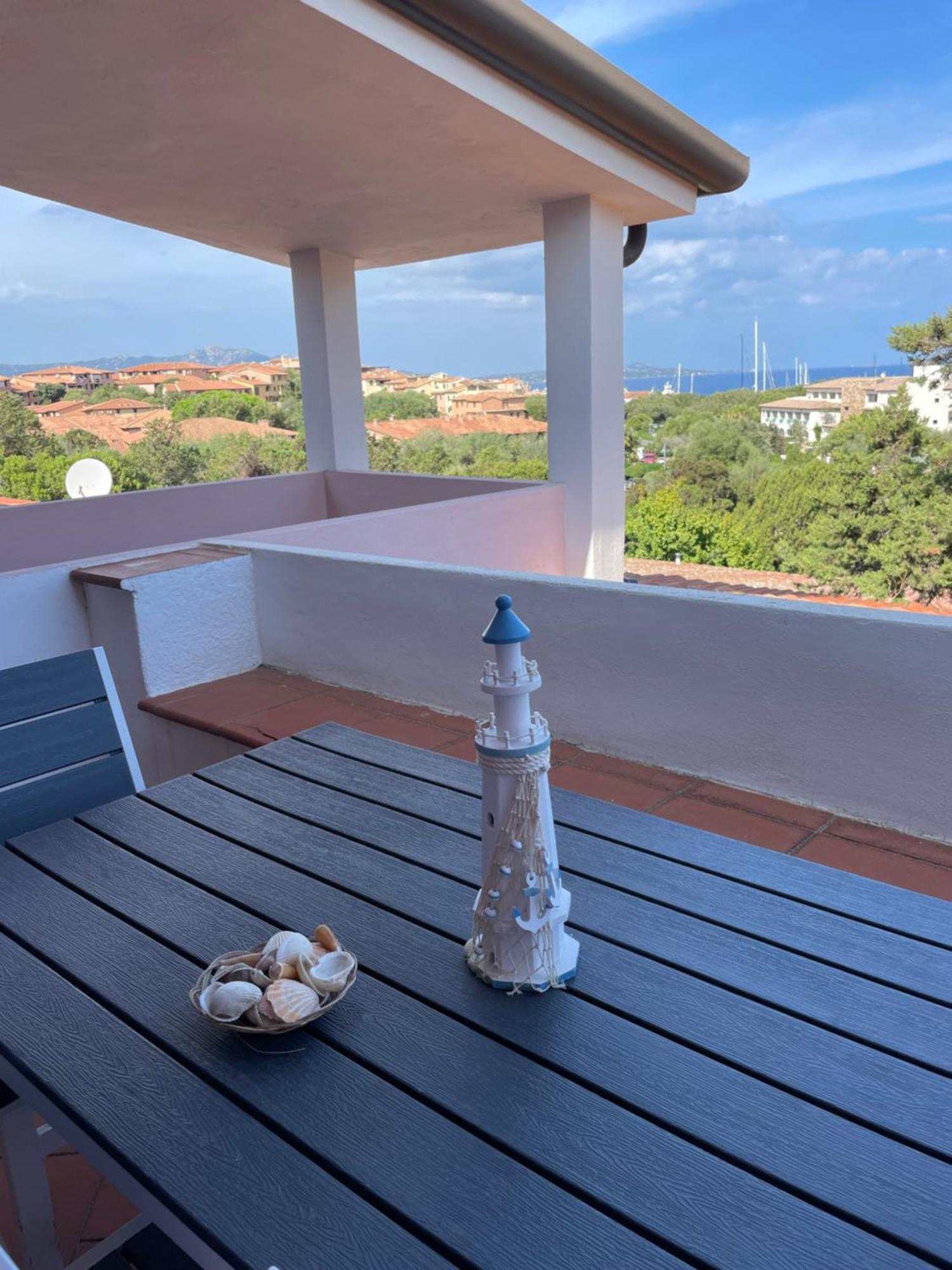 Splendida Vista Mare Zona Centrale Porto Rotondo Posto Auto Privato Exteriör bild